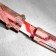 Wooden souvenir "Tanto knife", in a scabbard, red