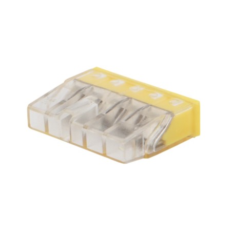 Express Klem with Paste Rexant QMC 2273-245, 5-wire 0.5-2.5 mm², transparent, blister (20 pcs.-1