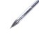 Gel pen 0.5 mm, blue rod, transparent body