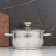 Antei pan, 3 l, d = 20 cm, capsule, glass cover, induction