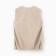 Women's vest at Minaku: safari beige color, river 42