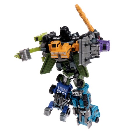 Robot "Special Bottom. Excavator ", transforms, gathers in 1 large of 7 robots-12