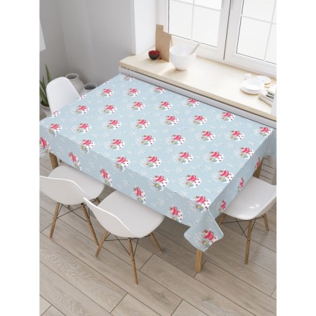 Tables on the table "Walk of cats", rectangular, oxford, size 145x180 cm