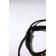 Bracelet Leather "Flower with an asterisk" hippie, color brown-black, 6 cm