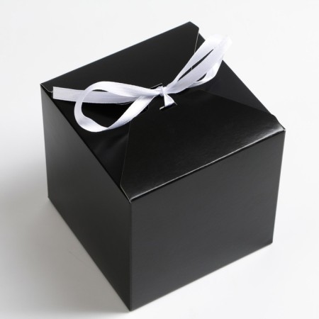 Black folding box, 10 x 10 x 10 cm-1