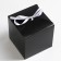 Black folding box, 10 x 10 x 10 cm