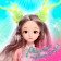Fairytale doll "Princess Mermaid", Rainbow color