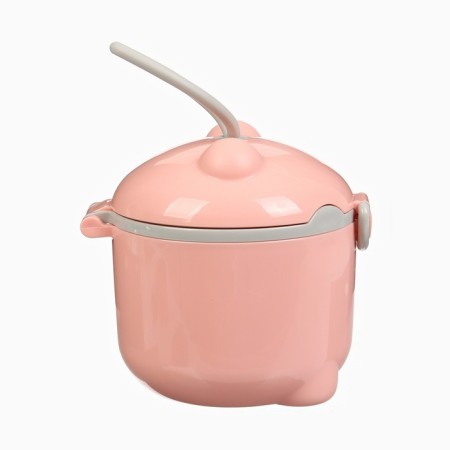 Container for storage of baby food, 250 ml., Pink color-2