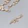 Decor for creativity Metal "snake" rhinestones 2.6x0.8 cm