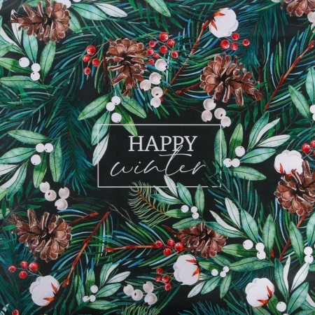Paper Glossy Paper "Winter Cotton", 70 x 100 cm, New Year-2