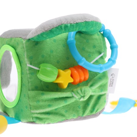 Developing toy "Cube: Koala", with a tear, rustles and rings-5