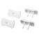 Set of plugs for sockets, 4 pcs., With the key
