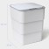 Garbage bin Savanna, folding, 18 l, white color