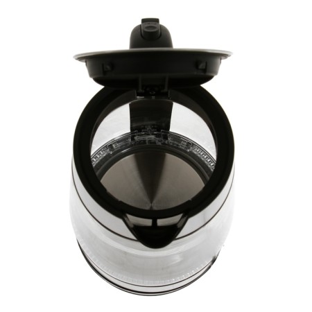 Electric kettle Harper HWK-GM03, 2200 watts, 1.7 l, glass, silver-4