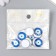 Decor (cabochon) for creativity glass "Eye from the evil eye" d = 1.6 cm