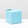 Blue folding box, 14 x 14 x 14 cm