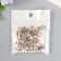 Buttons plastic for creativity on the leg "Golden Hemisphere" rough set 30 pcs 1x1 cm