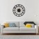 Wall clock, series: interior, "numbers", smooth move, D-40 cm, mod. 12001