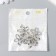 Decor for creativity Metal "Flower" silver 2.5x2.7 cm