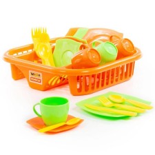 A set of children's dishes 