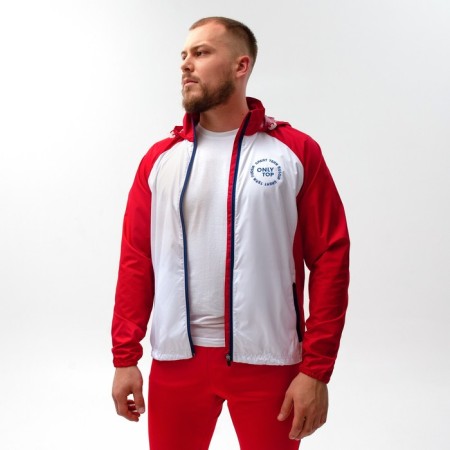 Vetrovka Onlytop unisex with a bag Red, p. 44-12