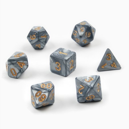 Cubes set for D&D (Dungeons and Dragons, DND) "Game time", Series: D&D, 7 pcs-1