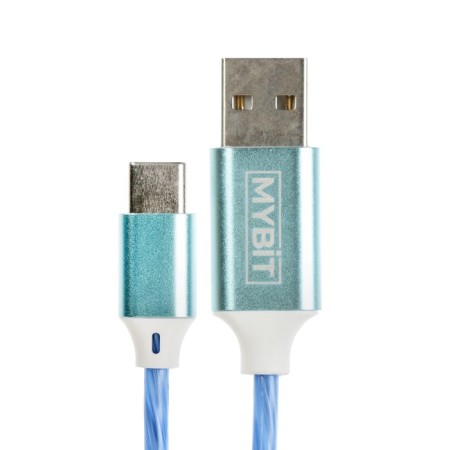 Mybit, Type -C - USB, dynamic LED backlight, 2 A, 1 m, only charging-2