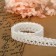 Knitted lace, 18 mm × 2.7 ± 0.5 m, white color