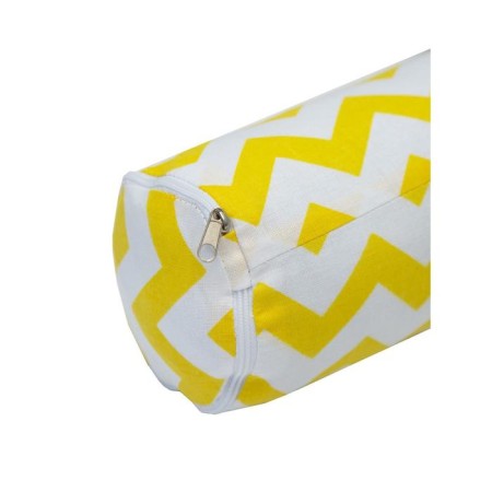 Orthopedic pillow with bunch of buckwheat "Zigzag", size 30x8 cm-2