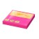 Block with a sticky edge paper 75x75 mm, Erichkrause "Neon", 100 sheets, pink