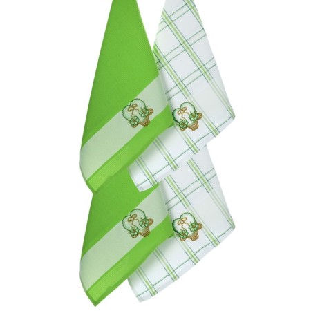 A set of wuffed napkins Diva Afrodita "Flowers", size 45x65 cm, 4 pcs-3