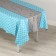 The tablecloth "Square", 137 × 183 cm., Blue color