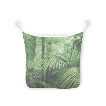 Organizer in a bath on suction cups "Forest Fern", for storing toys and trifles, size 33x39 cm-2