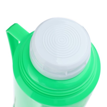 Thermos 1 l, with a glass flask, retains heat 8 hours, 13 x 28 cm, green-3