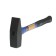 Handmaker locksmith tundra, square battles, fiberglass rubberized handle, 1500 g