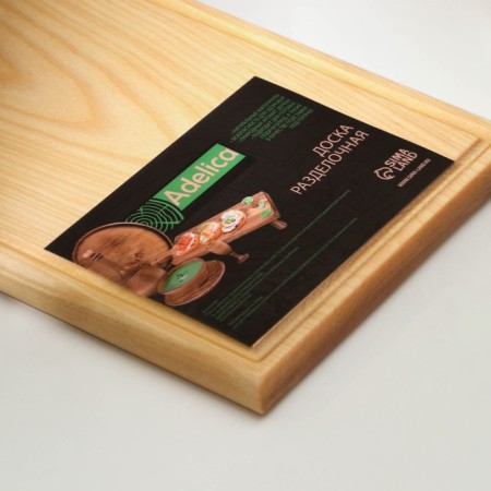 Groot board with ADELICA bloodstream, 30 × 20 × 2 cm, covered with oil, whole birch-3