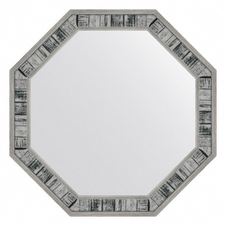 EvoFORM mirror in the baguette frame, 50 mm, 49x49 cm, color aged tree