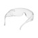 Protective scrap glasses, transparent, open type, shockproof material