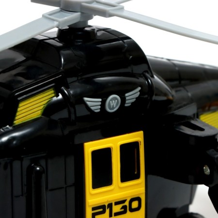 Inertial “Auto” truck, 1:16, with a helicopter, light and sound-5