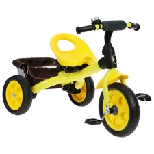 Three -wheeled bicycle Vivat 4, yellow color