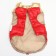 A jacket for dogs with a weight. Size 18 (DS 40 cm, fire 50 cm, Osh 38 cm), gold-red