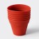 A set of baking shapes “Flower pots”, silicone, 6.5 × 5.5 cm, 6 pcs