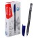 Ballic pen 1.0 mm, Triangle Silver, blue ink, three -sided