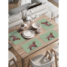 A set of napkins for setting the table 