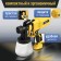 Kraskopult Electric Tundra, 600 W, 800 ml, 650 ml/min, nozzle 2.5 mm, up to 80 DIN