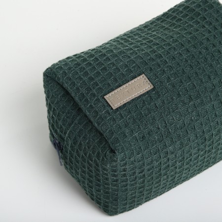 TEXTURA lightning cosmetic bag, green color-6
