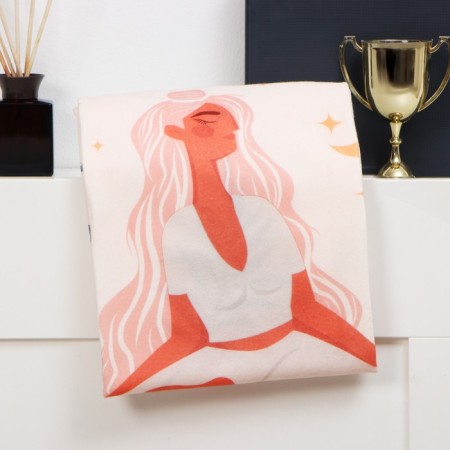Plaid Ethel "Just Relax", 75x100 cm, 100% polyester, fleece
