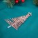 Jewelry decoration "The Christmas tree shine" 14x8 cm, pink