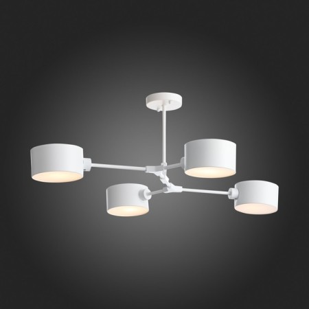 Ceiling EVOLUCE lamp. Sle183502-04. Gemento. 4x60 W, E14, 68x71.5x32 cm, white color-2