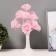 Spinker "Pink Roses" LED Pink 17x17x34 cm